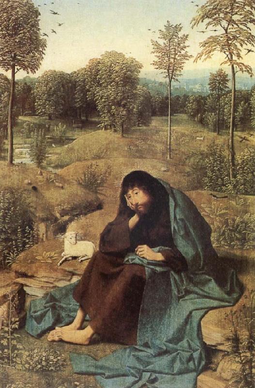 Geertgen Tot Sint Jans St.john the Baptist in the Wilderness